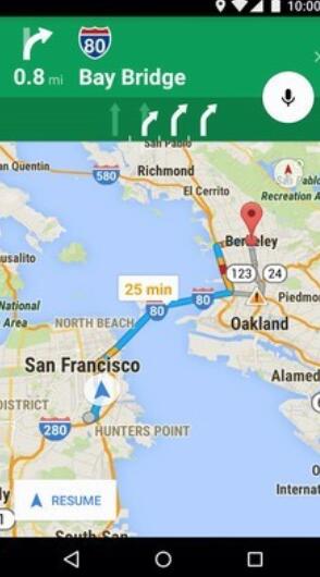 谷歌地图app截图2