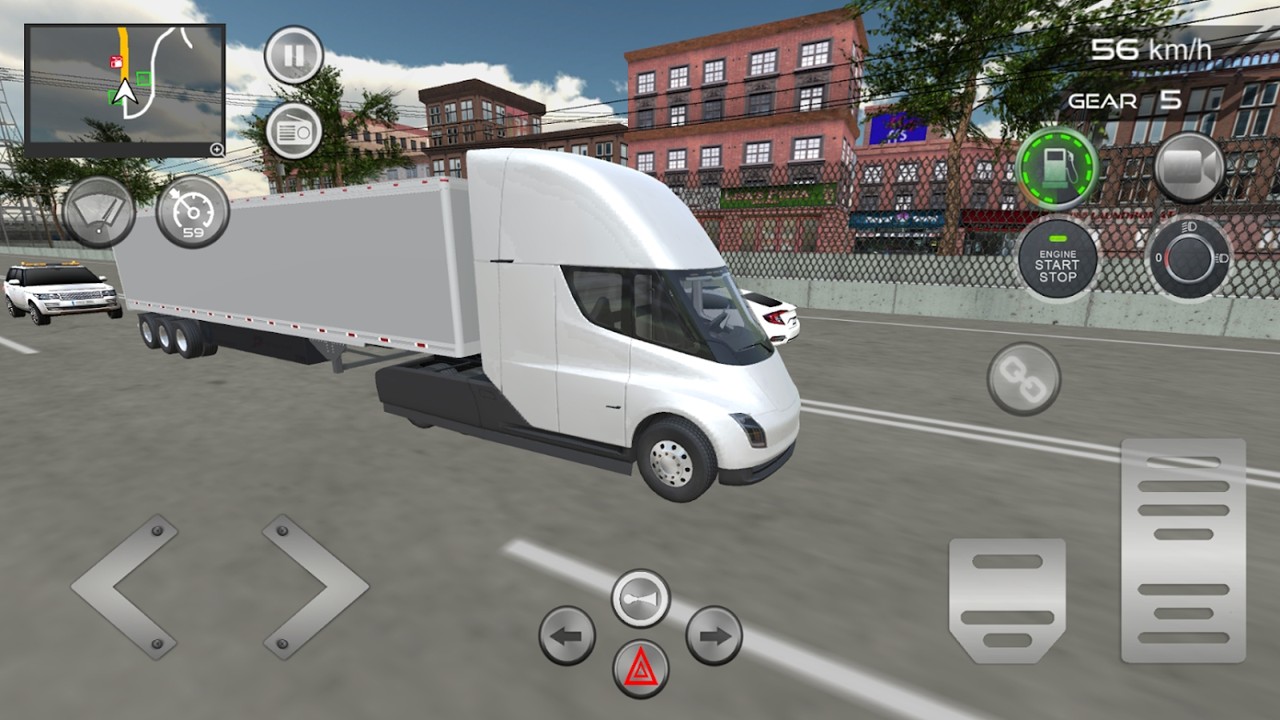 卡车驾驶货物模拟器中文版 v0.1 截图1