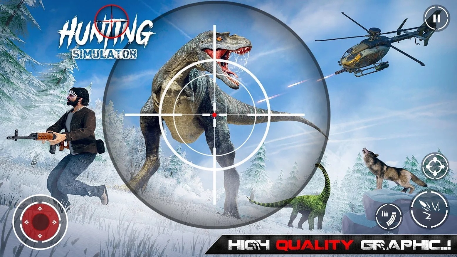 侏罗纪恐龙狩猎狙击安卓版截图2