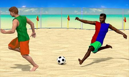 沙滩足球汉化版截图1
