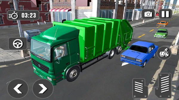 垃圾车驾驶：垃圾分类无限制版截图1