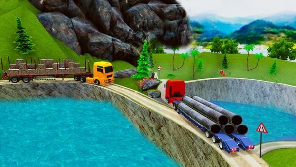 卡车司机越野货运3D网页版截图2