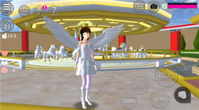 樱花校园模拟器天使服装版截图2