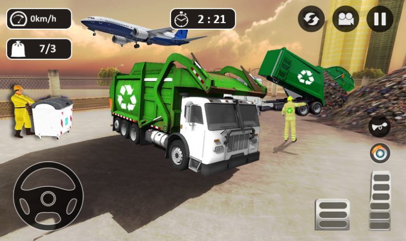 模拟垃圾车扫地九游版截图1