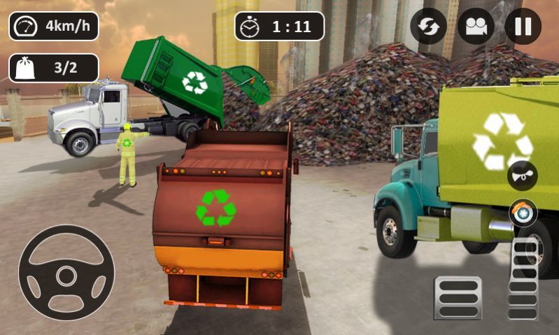 模拟垃圾车扫地九游版截图2