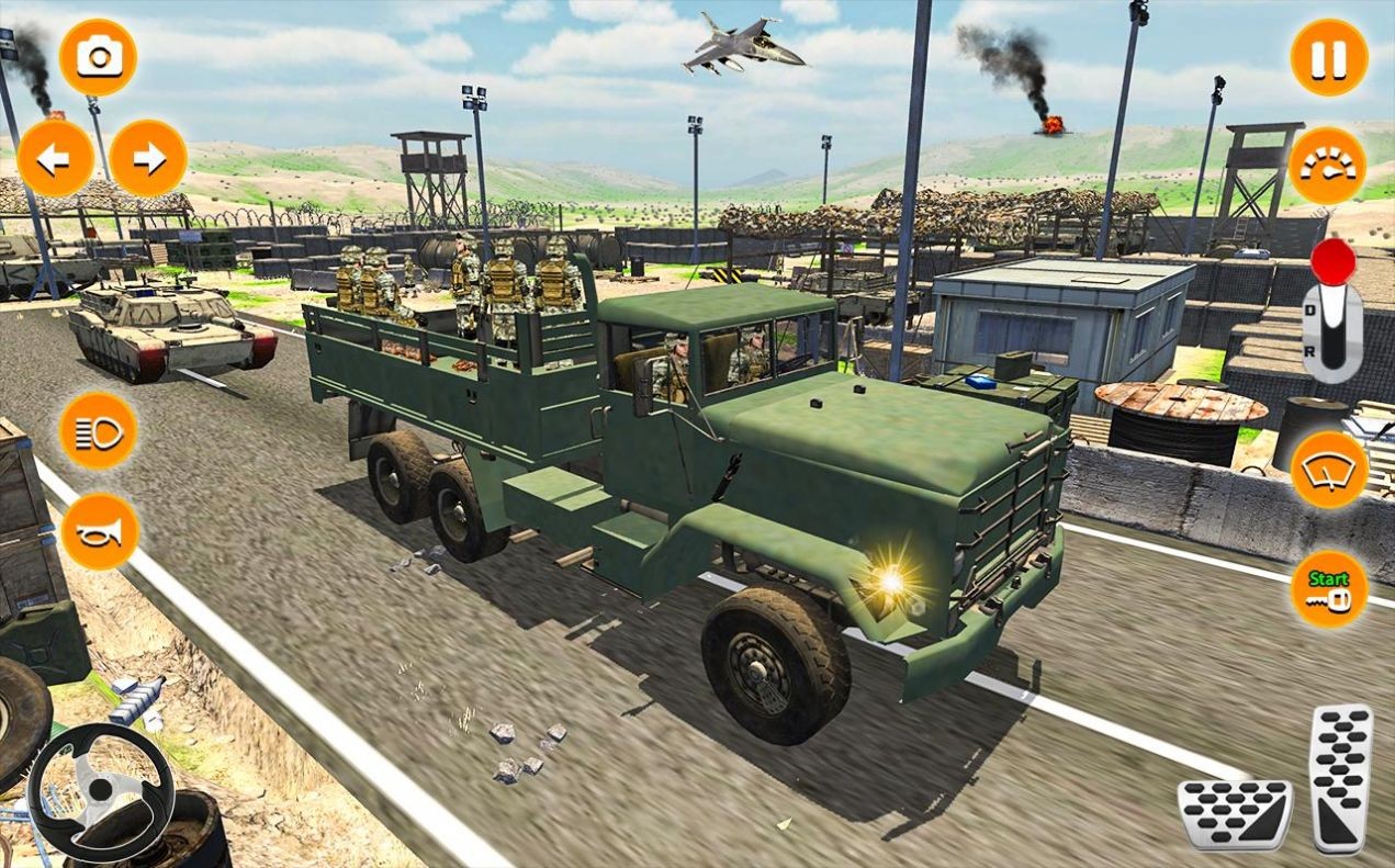 陆军卡车驾驶模拟卡车器汉化版截图2