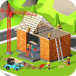 模拟挖掘机建房子汉化版