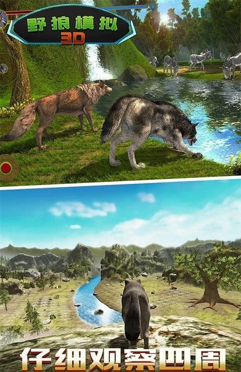 野狼模拟3D免费版截图2