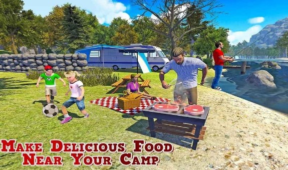 虚拟幸福的家庭度假野营中文版截图3